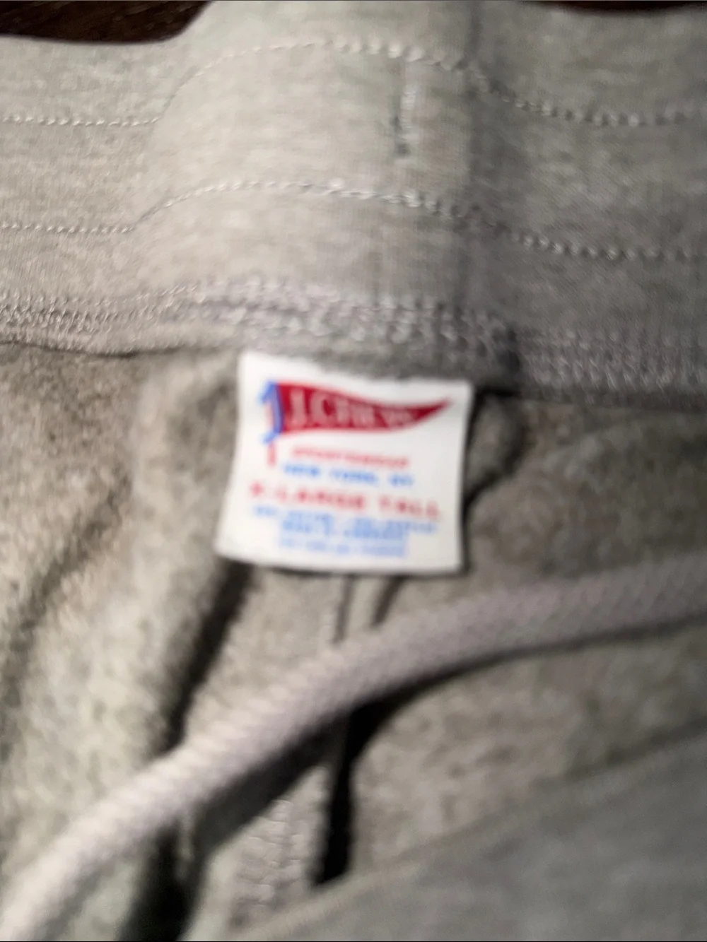 Preloved J Crew Pacific Fleece Sweatpants in Gray ( X-Large Tall)